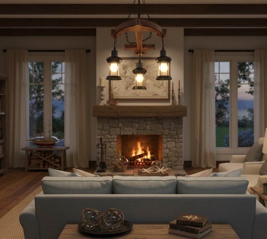 نجفة خطاف خشب